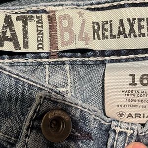 Ariat Denim boot cut jeans size 16 boys